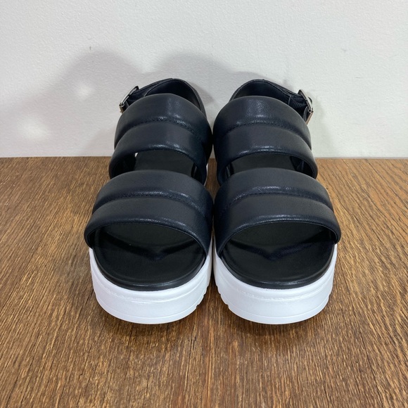 Ugg Zayne Double Strap Slingback Platform Sandal Womens Various Sizes Black NWOT - Picture 3 of 9